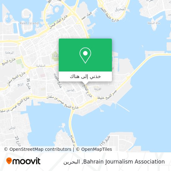 خريطة Bahrain Journalism Association