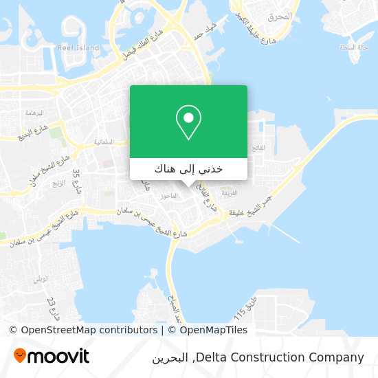 خريطة Delta Construction Company
