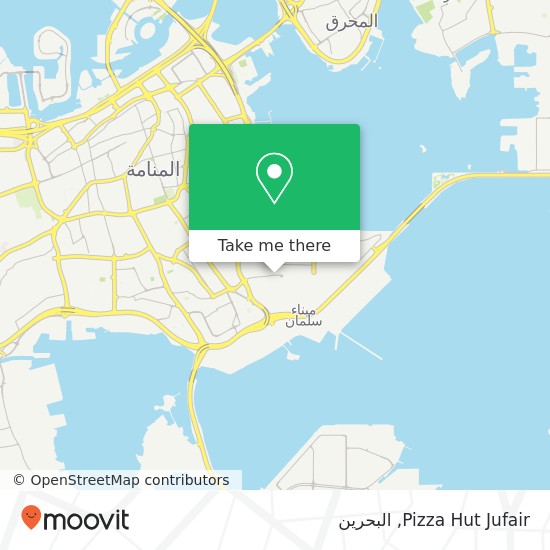 خريطة Pizza Hut Jufair