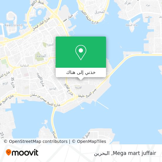 خريطة Mega mart juffair