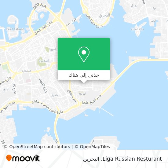 خريطة Liga Russian Resturant