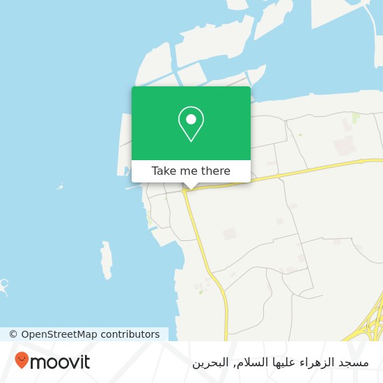 خريطة مسجد الزهراء عليها السلام