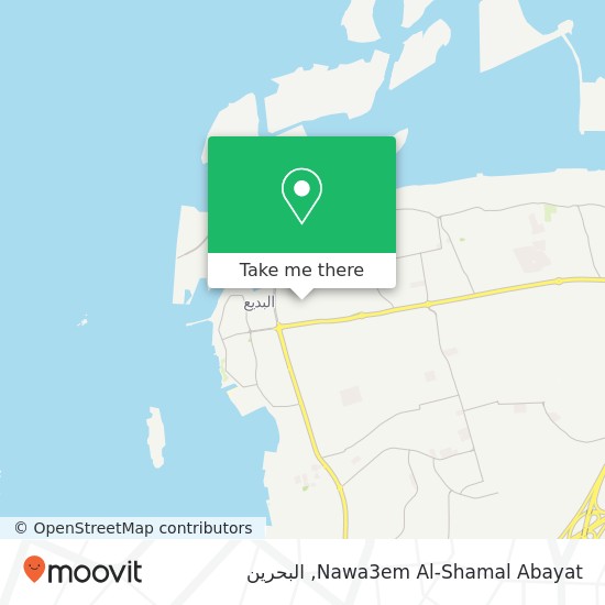 خريطة Nawa3em Al-Shamal Abayat
