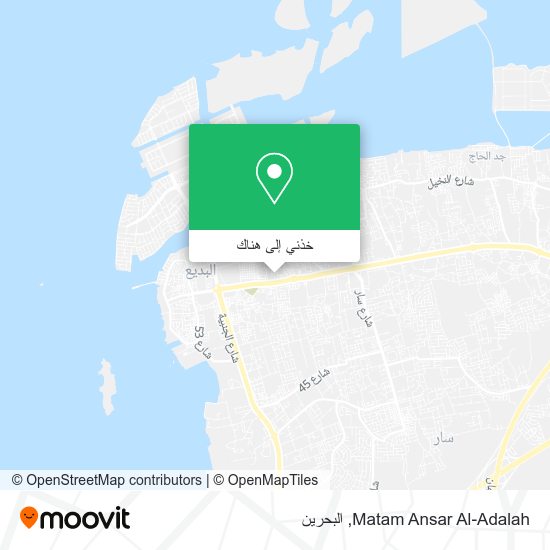 خريطة Matam Ansar Al-Adalah