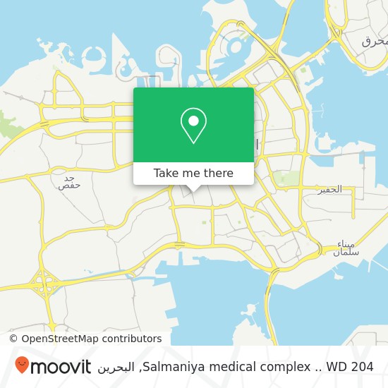 خريطة Salmaniya medical complex .. WD 204
