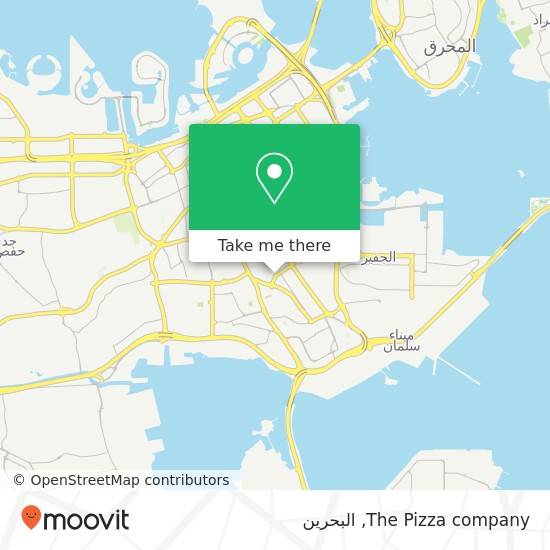 خريطة The Pizza company
