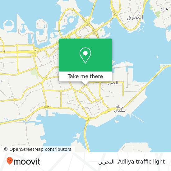 خريطة Adliya traffic light