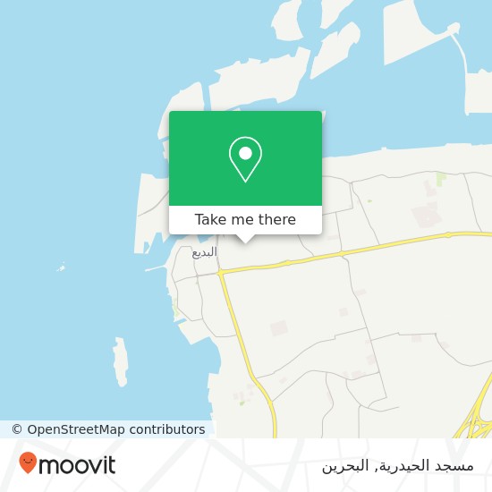 خريطة مسجد الحيدرية