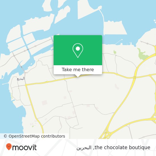 خريطة the chocolate boutique