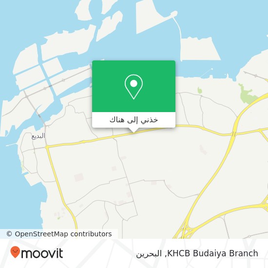 خريطة KHCB Budaiya Branch