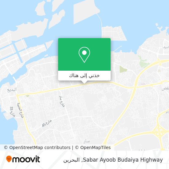 خريطة Sabar Ayoob Budaiya Highway