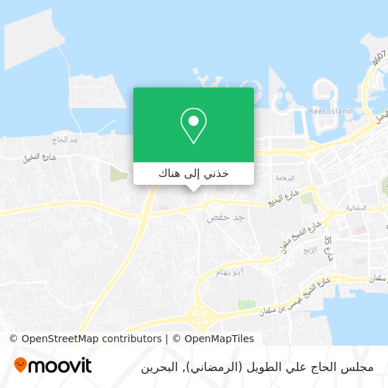 خريطة مجلس الحاج علي الطويل (الرمضاني)