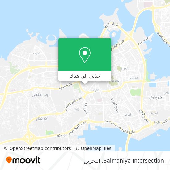 خريطة Salmaniya Intersection