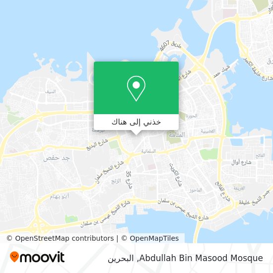 خريطة Abdullah Bin Masood Mosque
