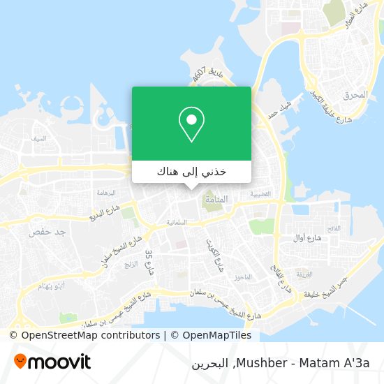 خريطة Mushber - Matam A'3a