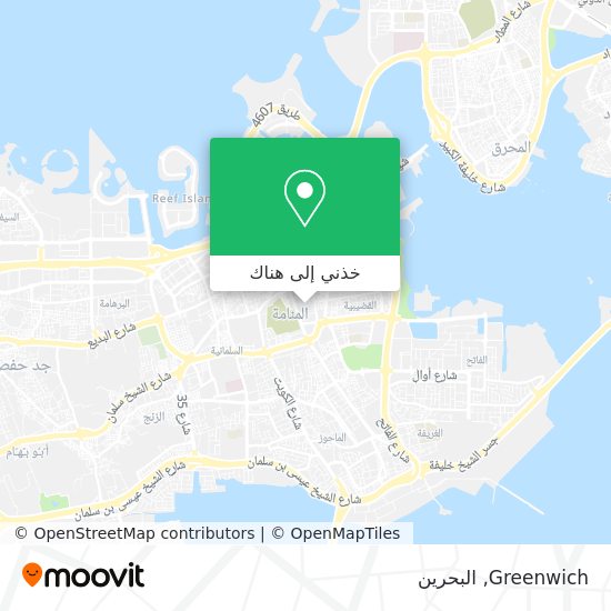 خريطة Greenwich