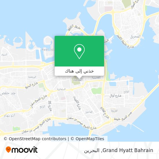 خريطة Grand Hyatt Bahrain
