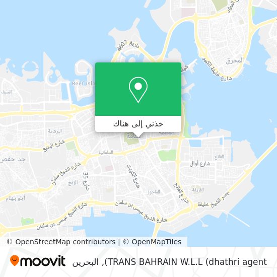 خريطة TRANS BAHRAIN W.L.L (dhathri agent)