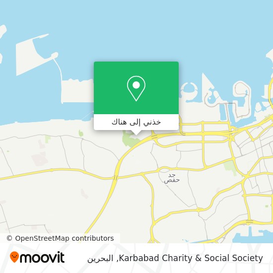 خريطة Karbabad Charity & Social Society