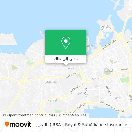 خريطة RSA ( Royal & SunAlliance Insurance )