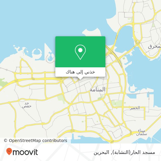 خريطة مسجد الحار(النشابة)