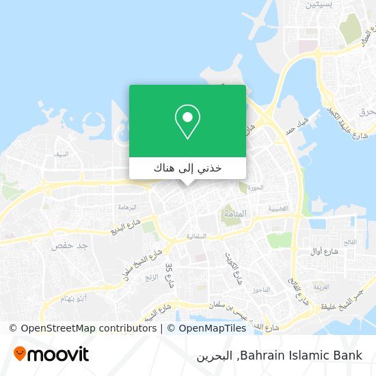 خريطة Bahrain Islamic Bank