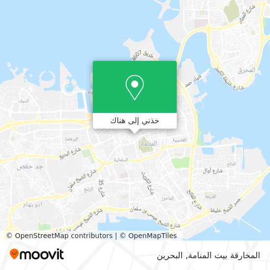 خريطة المخارقة بيت المنامة