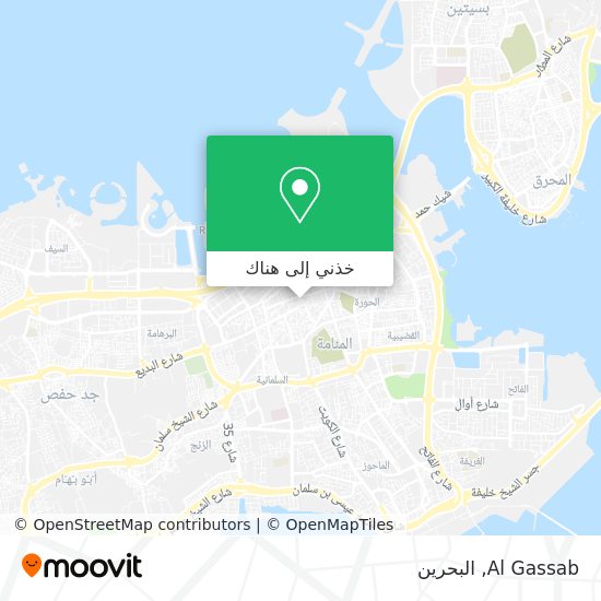 خريطة Al Gassab