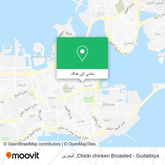 خريطة Chicki chicken Broasted - Gudaibiya