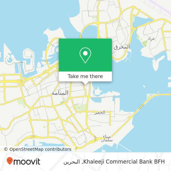 خريطة Khaleeji Commercial Bank BFH