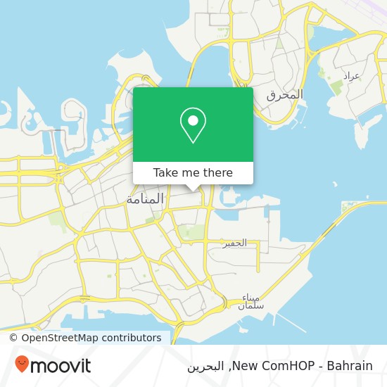 خريطة New ComHOP - Bahrain