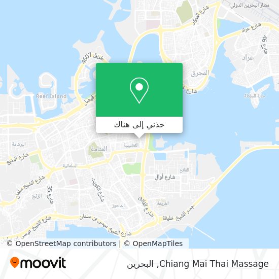 خريطة Chiang Mai Thai Massage