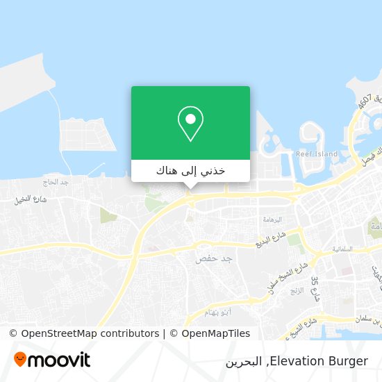 خريطة Elevation Burger