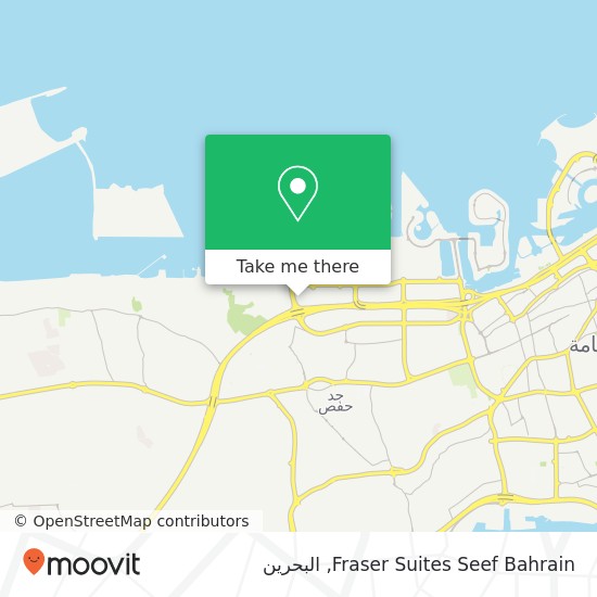 خريطة Fraser Suites Seef Bahrain