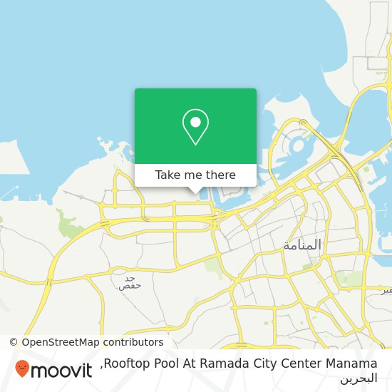 خريطة Rooftop Pool At Ramada City Center Manama