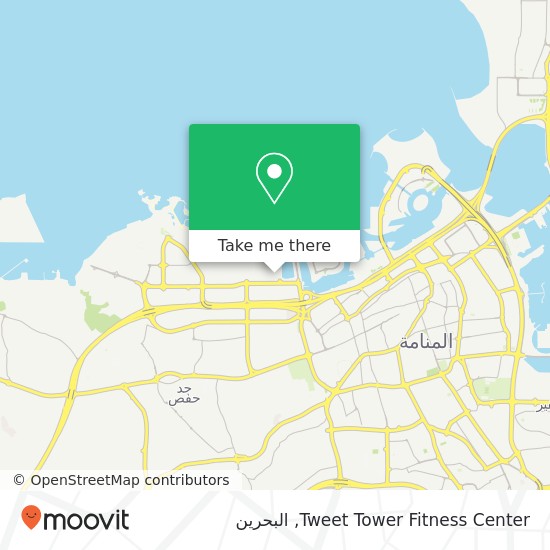 خريطة Tweet Tower Fitness Center