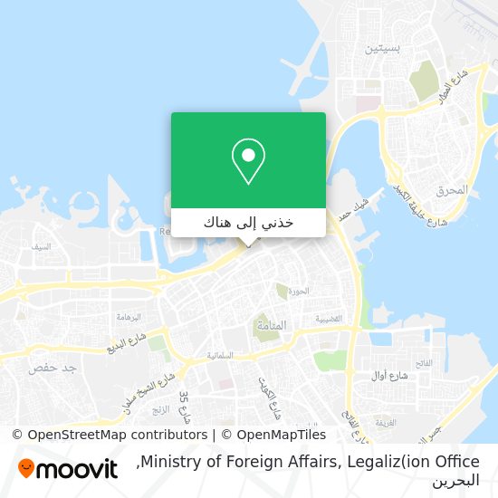 خريطة Ministry of Foreign Affairs, Legaliz