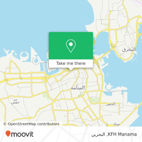 خريطة KFH Manama