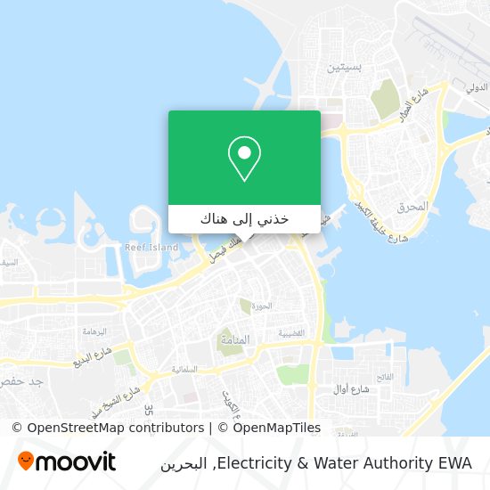 خريطة Electricity & Water Authority EWA