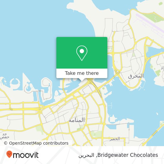 خريطة Bridgewater Chocolates