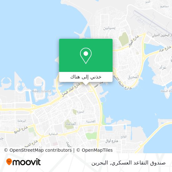 خريطة صندوق التقاعد العسكري