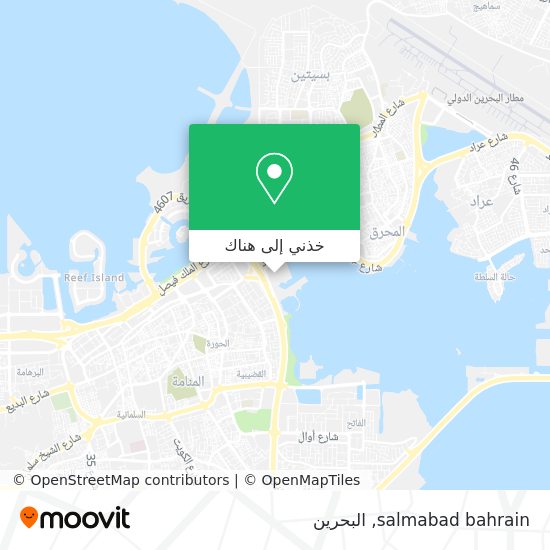 خريطة salmabad bahrain