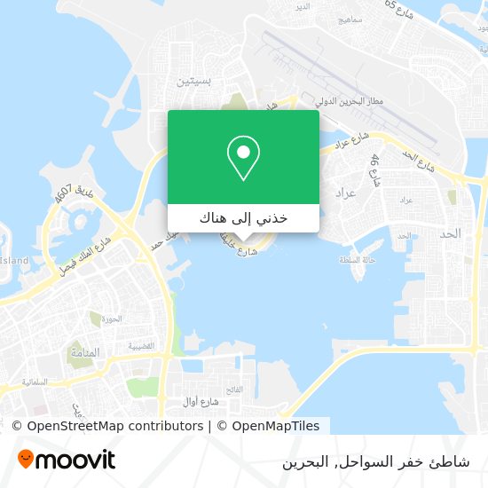 خريطة شاطئ خفر السواحل