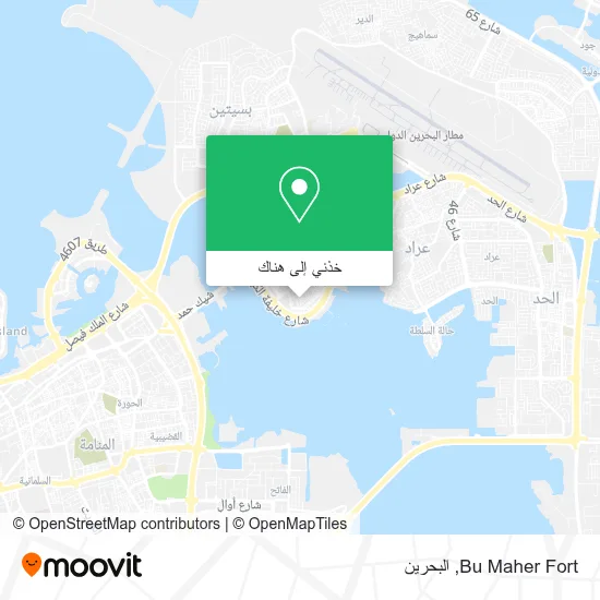 خريطة Bu Maher Fort
