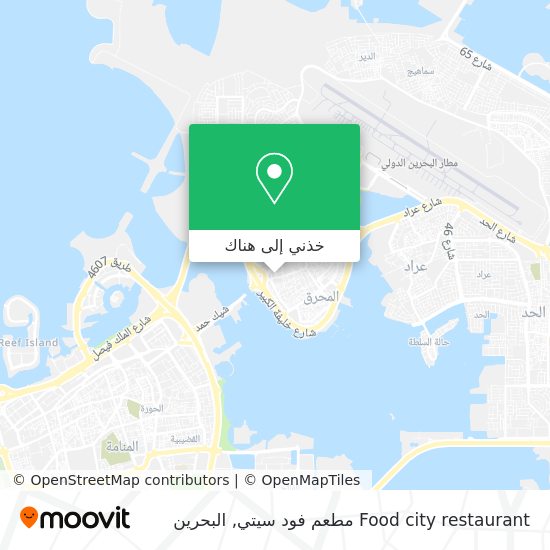 خريطة Food city restaurant  مطعم فود سيتي