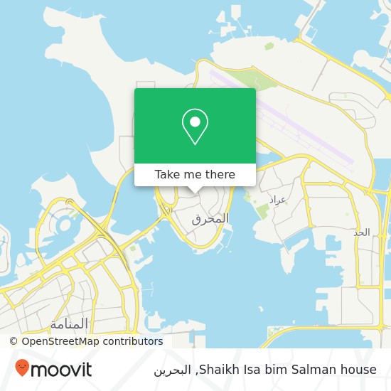 خريطة Shaikh Isa bim Salman house