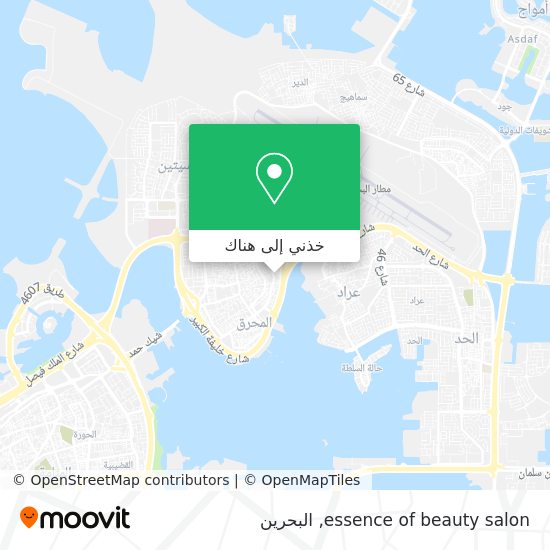 خريطة essence of beauty salon