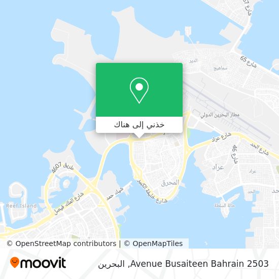خريطة 2503 Avenue Busaiteen Bahrain