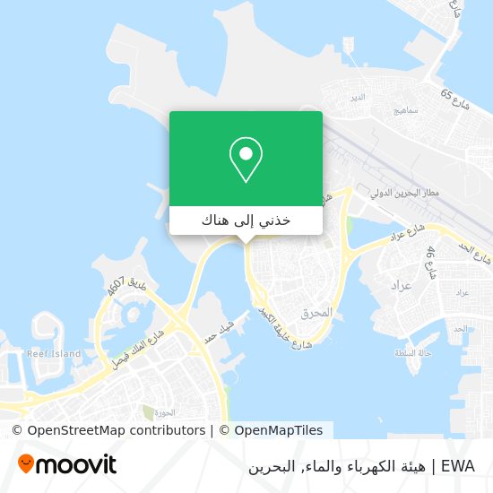 خريطة EWA | هيئة الكهرباء والماء