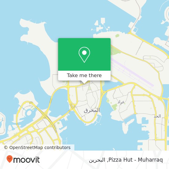 خريطة Pizza Hut - Muharraq